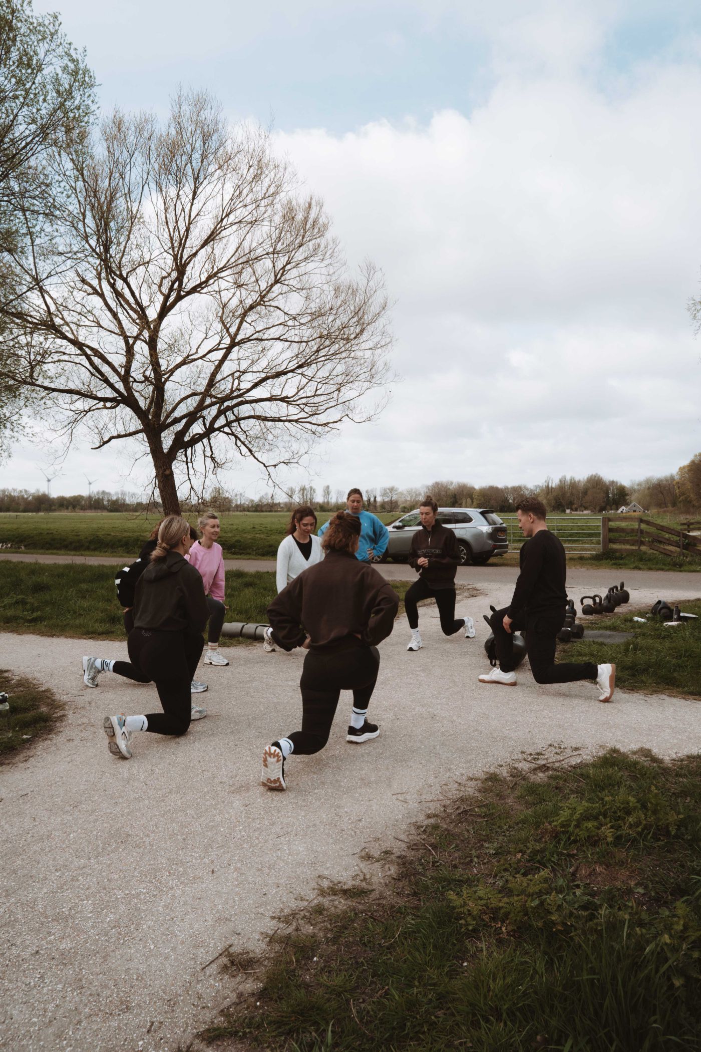 Small group training met kettlebells in de polder